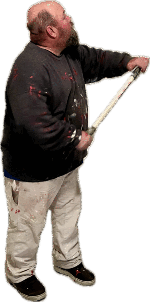 Mike Shaughnessy paint rolling